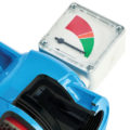 Cut Away of a blue alloy high pressure filter