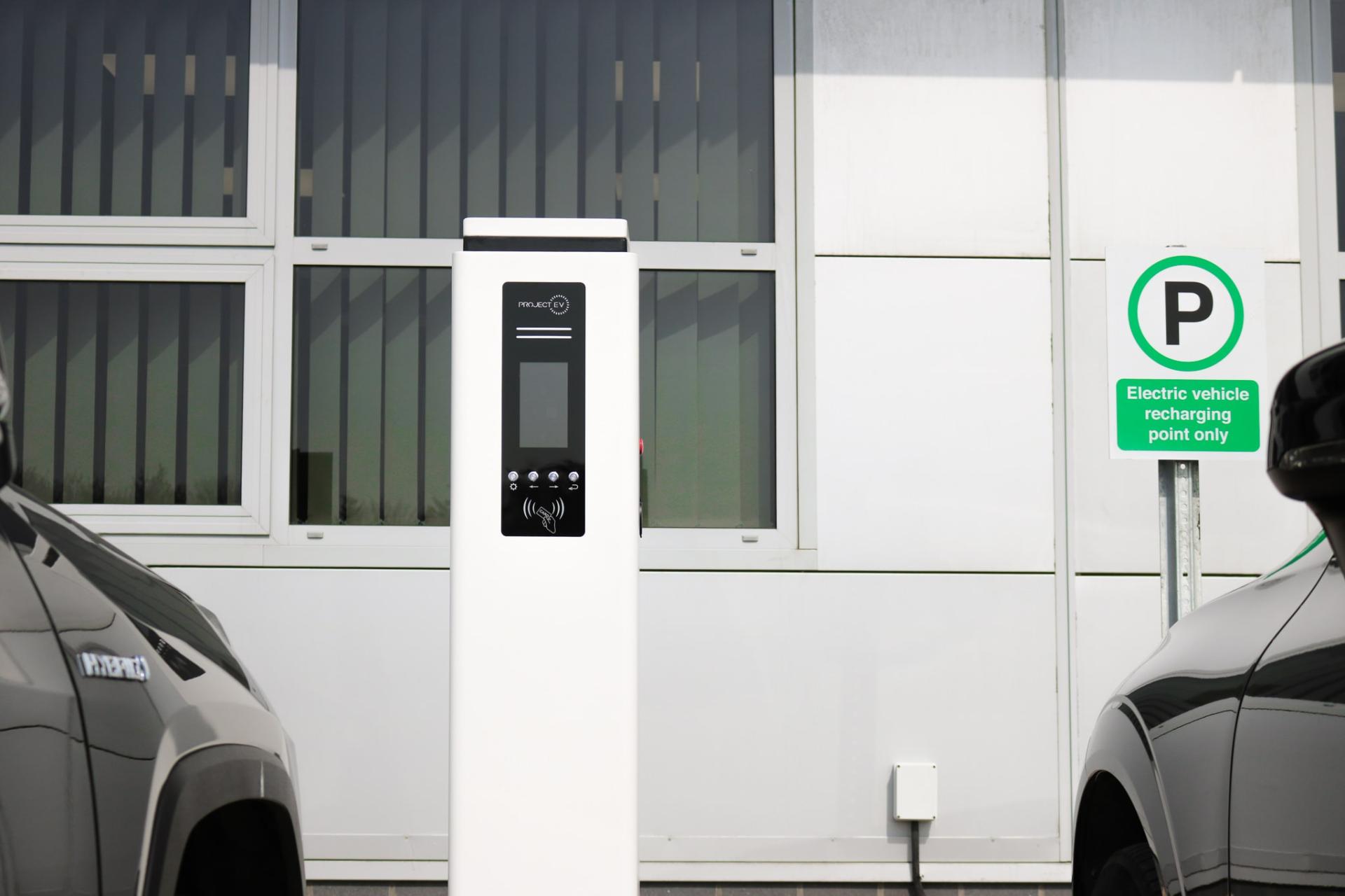 EV charging station - Walker Filtration Sustainable Future