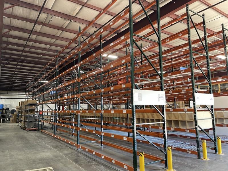 During picture of Walker Filtration's warehouse expansion